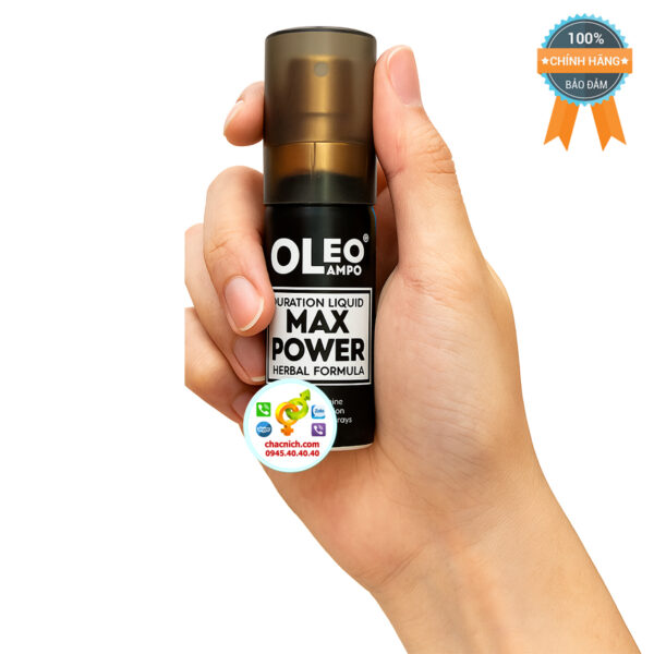 Giới thiệu về Xịt Lâu Ra Hơn 30 Phút Oleo Max Power 12ml