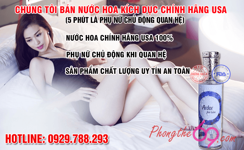 Nước hoa kích thích tình dục nữ ador for him chính hãng USA