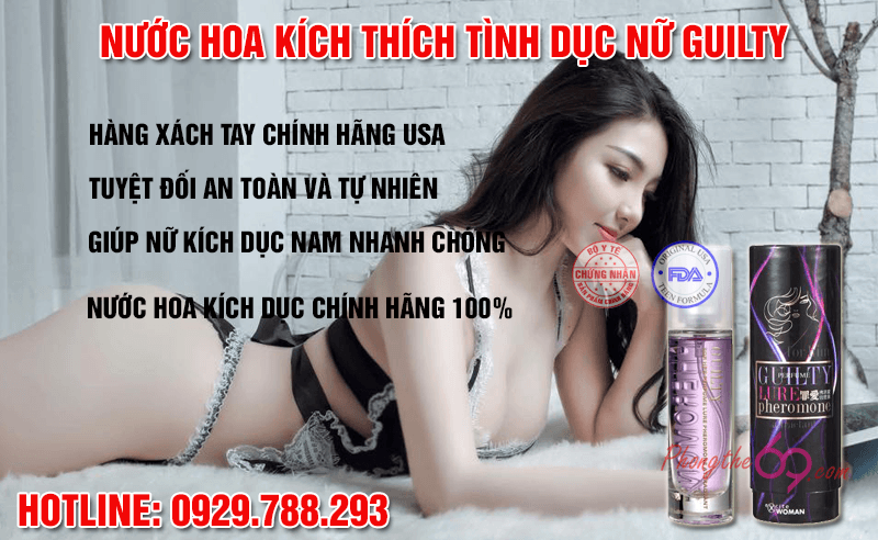 Công dụng chính của nước hoa kích thích tình dục Guilty