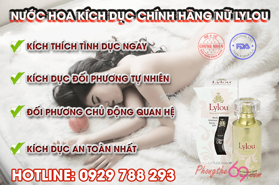 Công dụng của nước hoa kích thích nữ Lylou