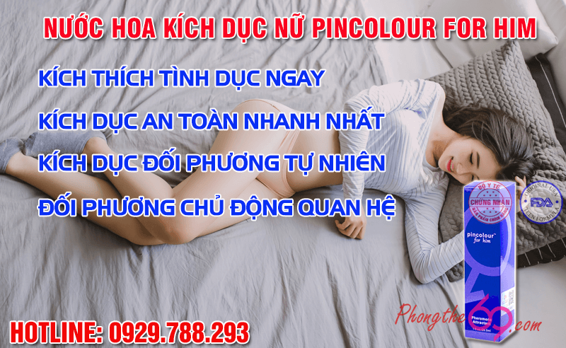 Tác dụng của nước hoa kích dục cho nữ Pincolour for him