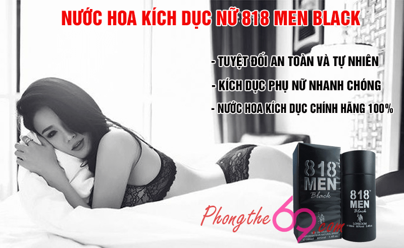 Tác dụng của nước hoa kích dục nữ 818 Men Black