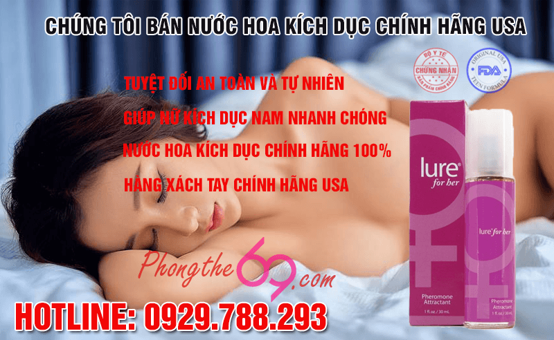 Mua nước hoa kích dục nam Lure For Her chính hãng tại phongthe69.com