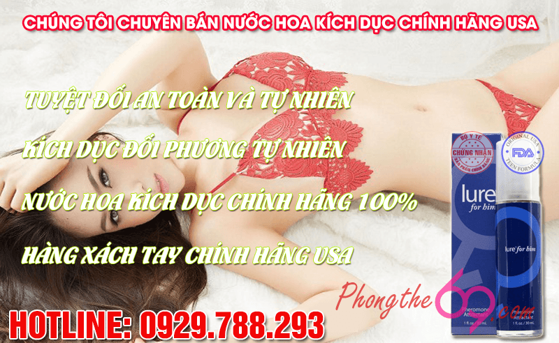 Mua nước hoa kích dục nữ giới Lure For him chính hãng tại phongthe69.com