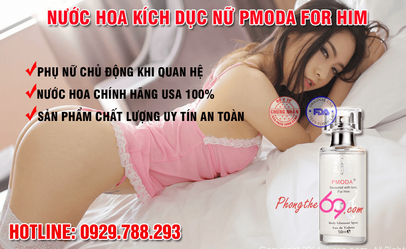 Hướng dẫn sử dụng nước hoa kích dục nữ Pmoda for him