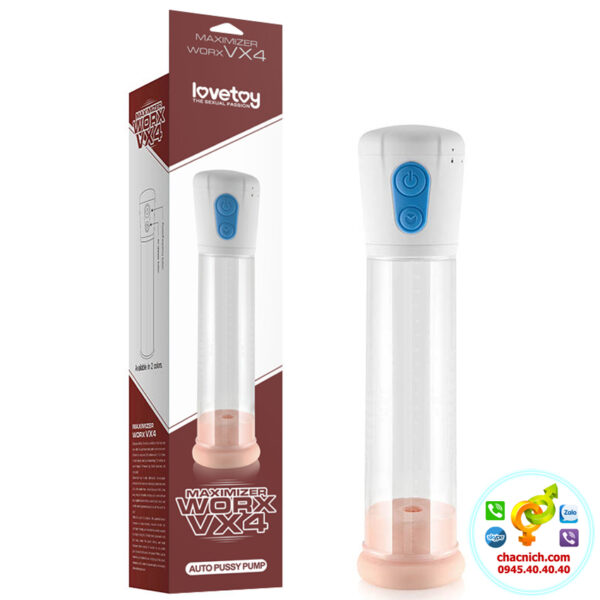 Công dụng của Tăng Kích Thước Cậu Nhỏ Tự Động Auto Lovetoy Maximizer Worx VX4